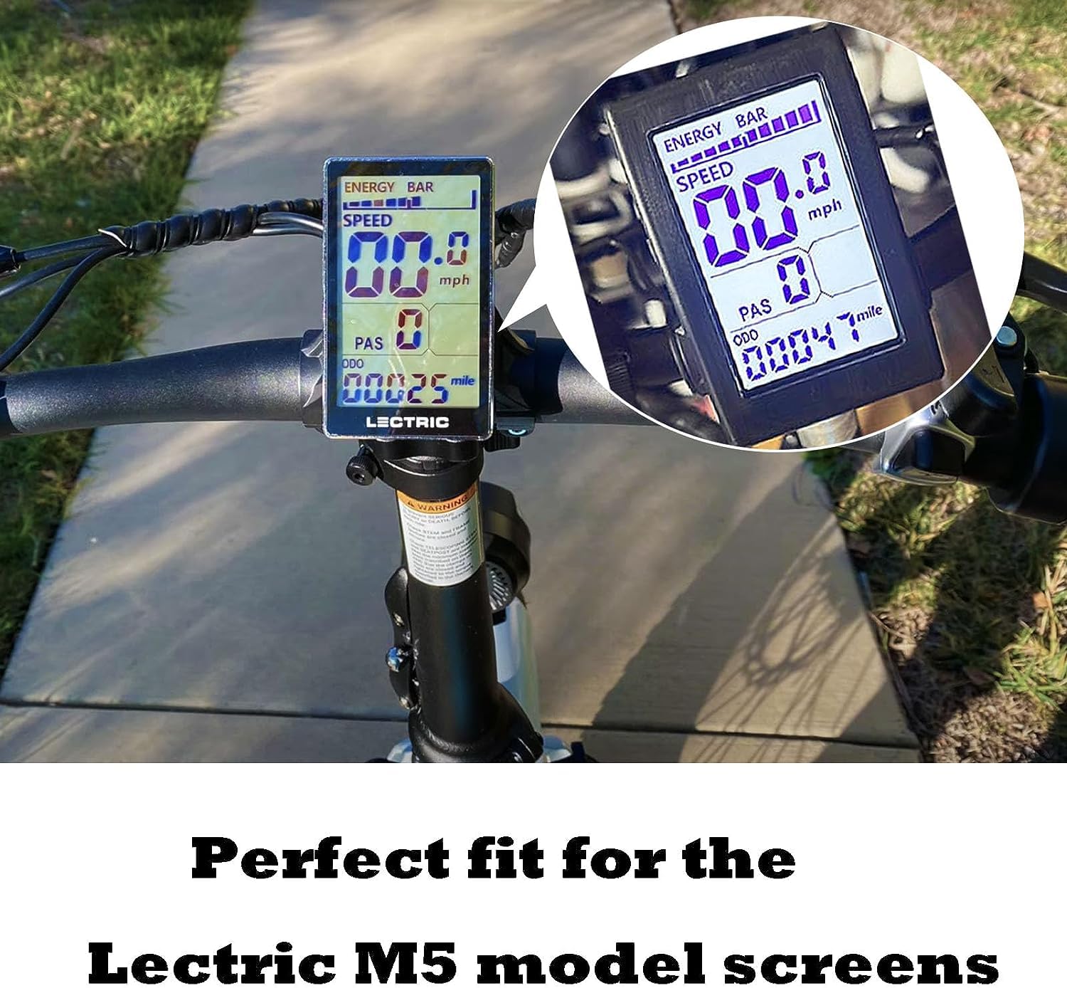 JILINWEI 2Pcs Black Protective Edge Guard for M5 Lectric XP Display, Soft Protective Cover Bike Display Cover for M5 Lectric XP Display-Pedal Power Pros