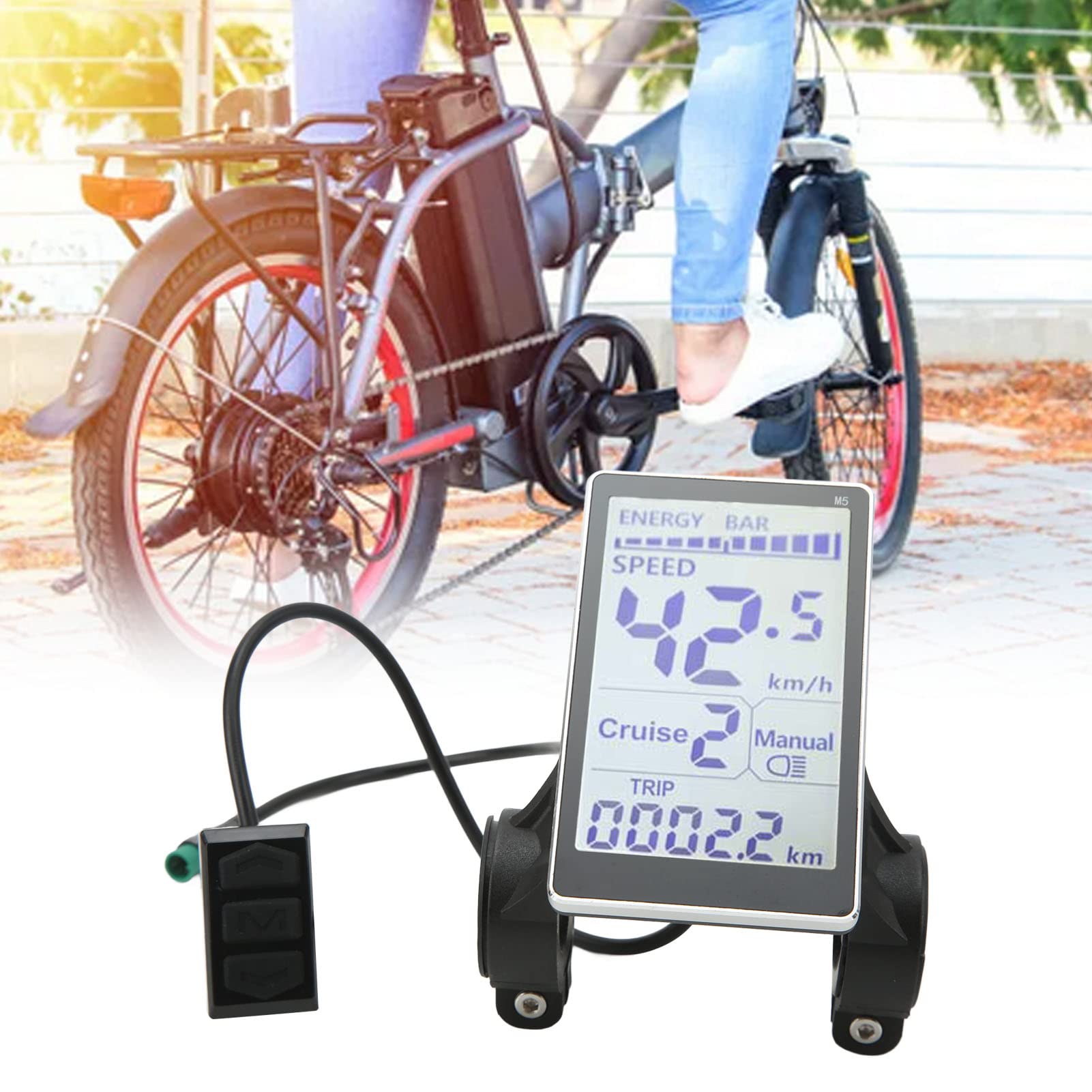 Electric LCD Display, 24V 36V 48V 60V E Display Meter Control Panel.-Pedal Power Pros
