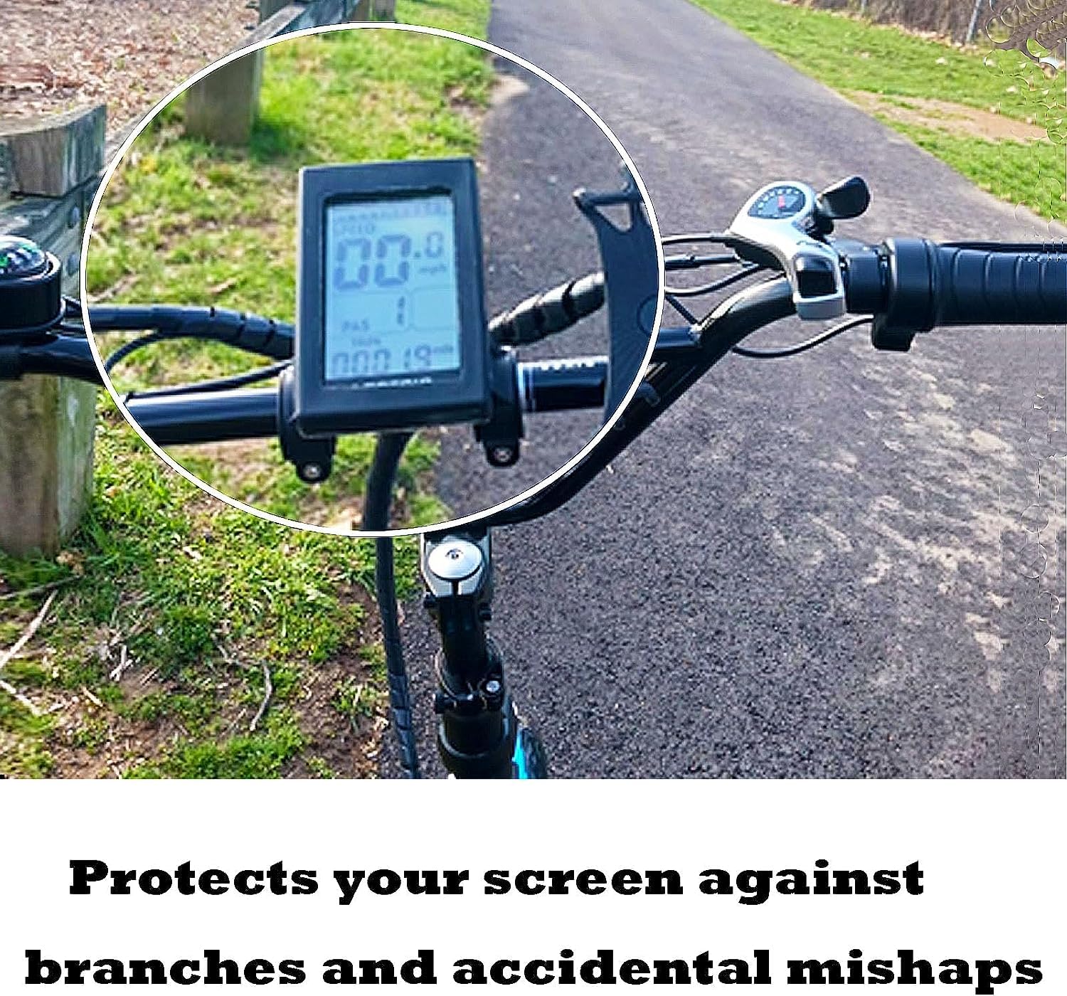 JILINWEI 2Pcs Black Protective Edge Guard for M5 Lectric XP Display, Soft Protective Cover Bike Display Cover for M5 Lectric XP Display-Pedal Power Pros