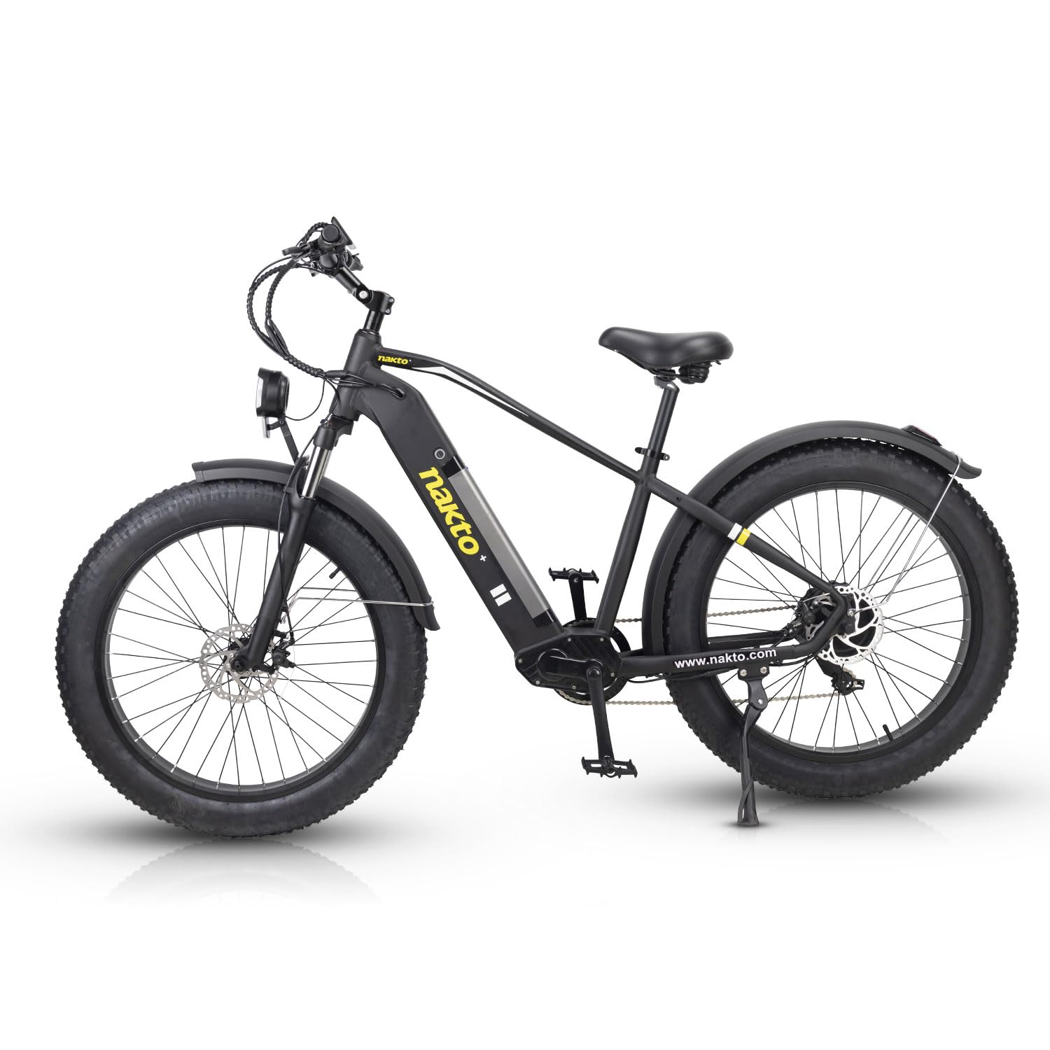 NAKTO Electric Bike, 750W Electric Bike for Adults-Pedal Power Pros