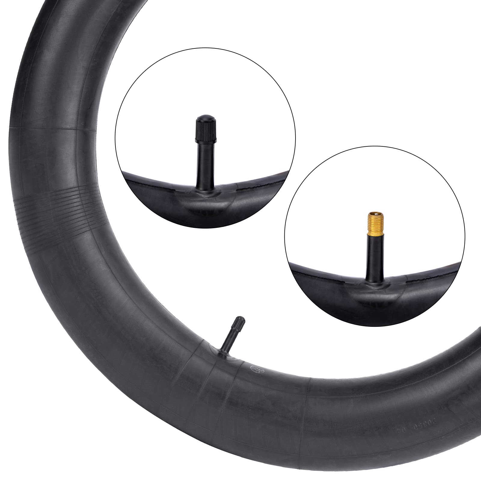 2-Pcs 20" Heavy Duty Fat E-Bike Tubes 20 x 3.0/3.5-Pedal Power Pros